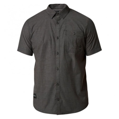 FOX BAJA SS WOVEN [HTR BLK]