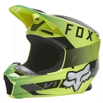 FOX V1 RIDL HELMET, ECE [FLO YLW]