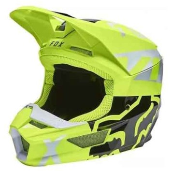 FOX YTH V1 SKEW HELMET, ECE [FLO YLW]