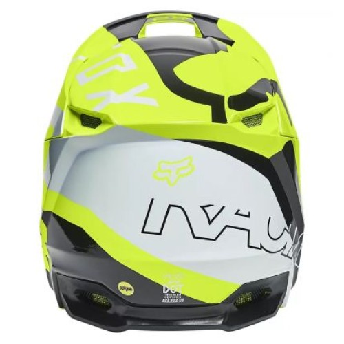FOX YTH V1 SKEW HELMET, ECE [FLO YLW]