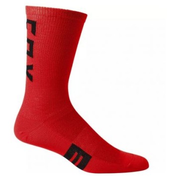 FOX 8" FLEXAIR MERINO SOCK [FLO RED]