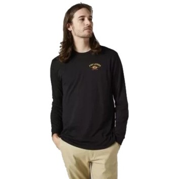 FOX AT BAY LS TECH TEE [BLK]