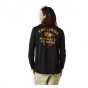 FOX AT BAY LS TECH TEE [BLK]