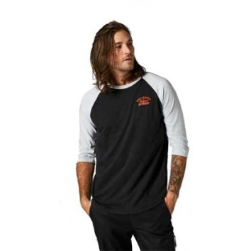 FOX ORIGINAL SPEED 3/4 RAGLAN [BLK]