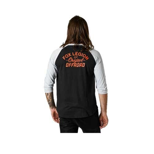FOX ORIGINAL SPEED 3/4 RAGLAN [BLK]