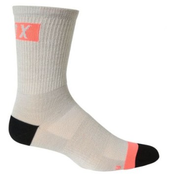 FOX 6" FLEXAIR MERINO SOCK [LT GRY]