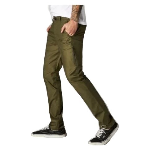 FOX ESSEX STRETCH SLIM PANT [FAT GRN]