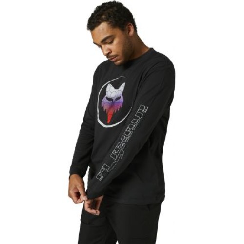 FOX SKARZ LS PREMIUM TEE [BLK]