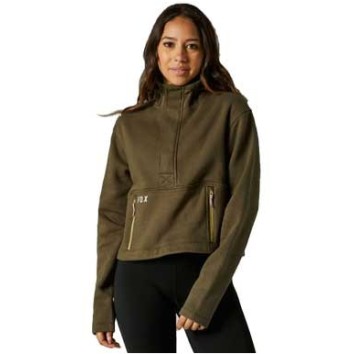 FOX CALIBRATED DWR ZIP FLEECE [OLV GRN]