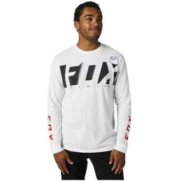 FOX RKANE LS PREMIUM TEE [OPT WHT]