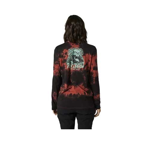 FOX BISCAYNE LS TEE [RD CLY]