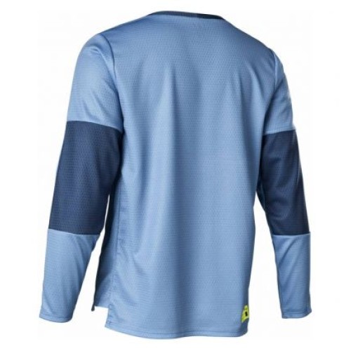 FOX YTH DEFEND LS JERSEY [DST BLU]