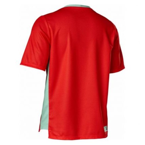 FOX YTH DEFEND SS JERSEY [FLO RED]