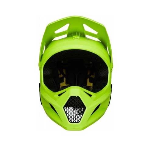 FOX YTH RAMPAGE HELMET, CE/CPSC [FLO YLW]