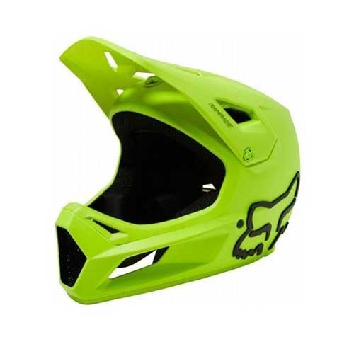 FOX YTH RAMPAGE HELMET, CE/CPSC [FLO YLW]