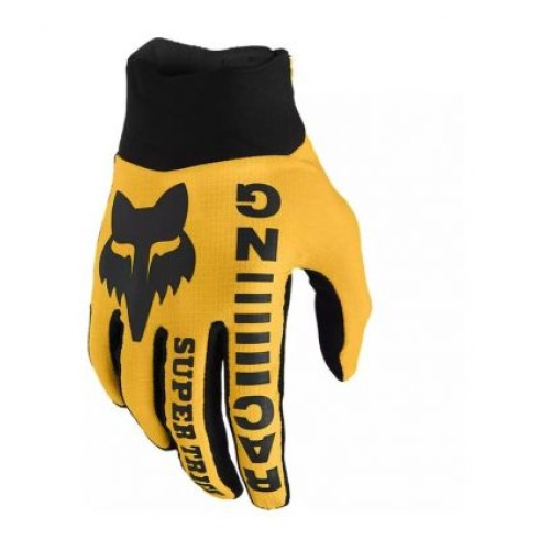 FOX 360 SUPR TRIK LE GLOVE [BLK/YLW]