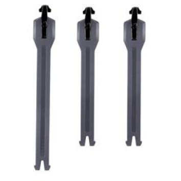 FOX Leatt Strap Kit 3.5 Grey 3 pcs