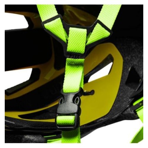 FOX YTH MAINFRAME HELMET, CE [FLO YLW]