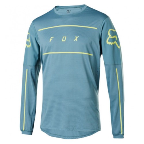 FOX FLEXAIR LS FINE LINE JERSEY [LT BLU]