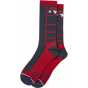 FOX LANE SPLITTER CREW SOCK [NVY/RD]