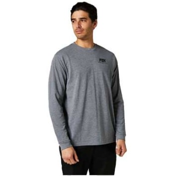 FOX TREAD LIGHTLY LS TECH TEE [HTR GRAPH]