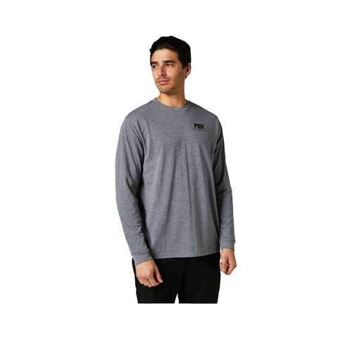 FOX TREAD LIGHTLY LS TECH TEE [HTR GRAPH]