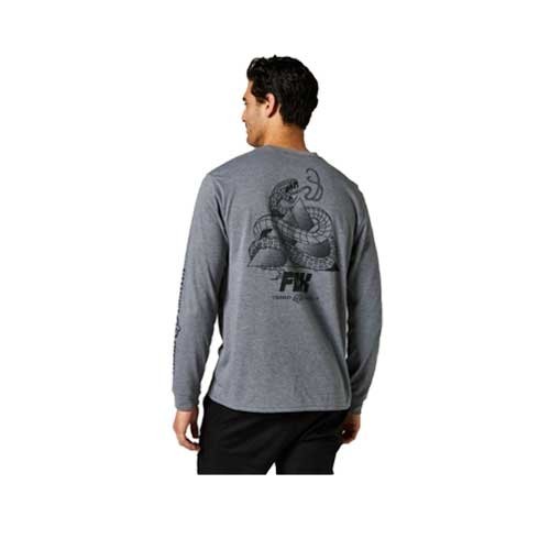 FOX TREAD LIGHTLY LS TECH TEE [HTR GRAPH]