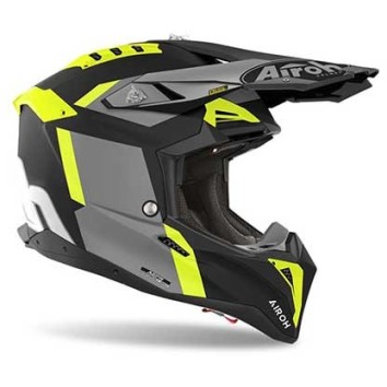AIROH CASCA AVIATOR 3 GLORY YELLOW MATT