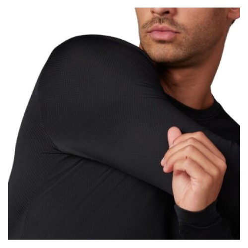 FOX MTB TECBASE FIRE LS SHIRT [BLK]