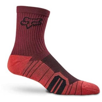 FOX MTB 6" RANGER CUSHION SOCK [DRK MRN]