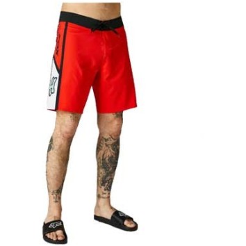 FOX DVIDE 19" BOARDSHORT [FLO RED]