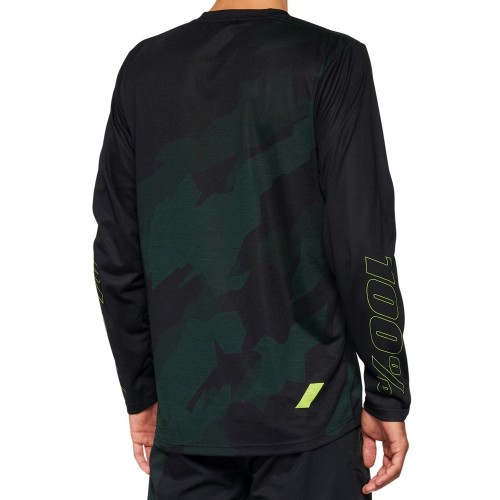 100% AIRMATIC LE Long Sleeve Jersey Black Camo