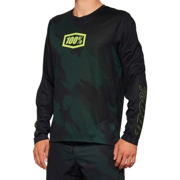 100% AIRMATIC LE Long Sleeve Jersey Black Camo