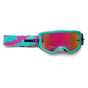 FOX MX MAIN NUKLR GOGGLE - SPARK [TEAL]
