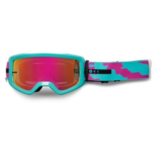 FOX MX MAIN NUKLR GOGGLE - SPARK [TEAL]