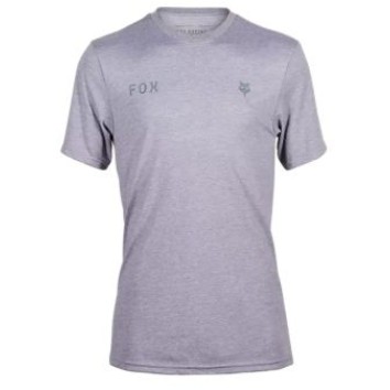 FOX WORDMARK SS TECH TEE [HTR GRAPH]