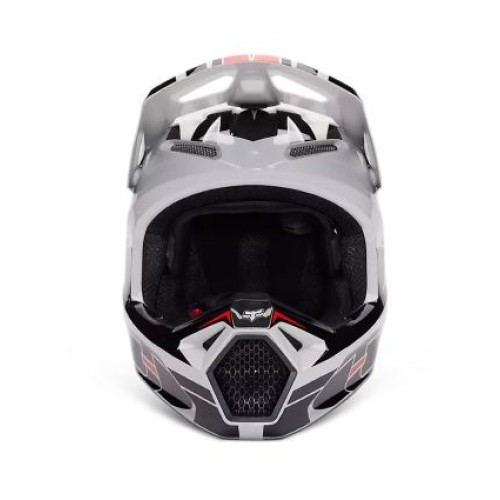 FOX YTH V1 GOAT STRAFER HELMET [BLK]
