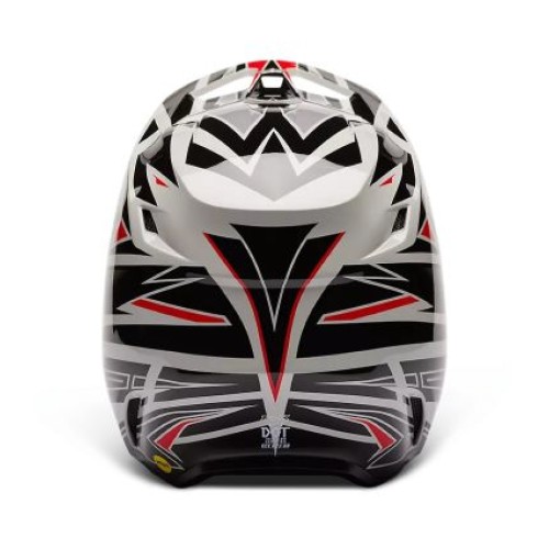 FOX YTH V1 GOAT STRAFER HELMET [BLK]