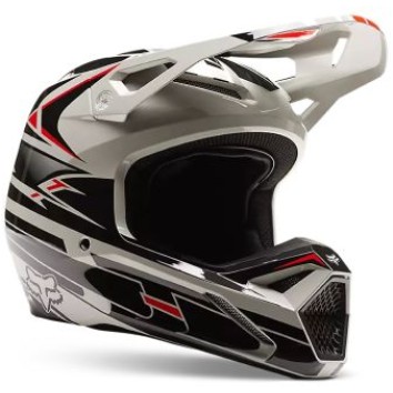 FOX YTH V1 GOAT STRAFER HELMET [BLK]
