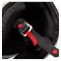 FOX YTH V1 GOAT STRAFER HELMET [BLK]