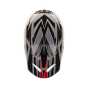 FOX YTH V1 GOAT STRAFER HELMET [BLK]