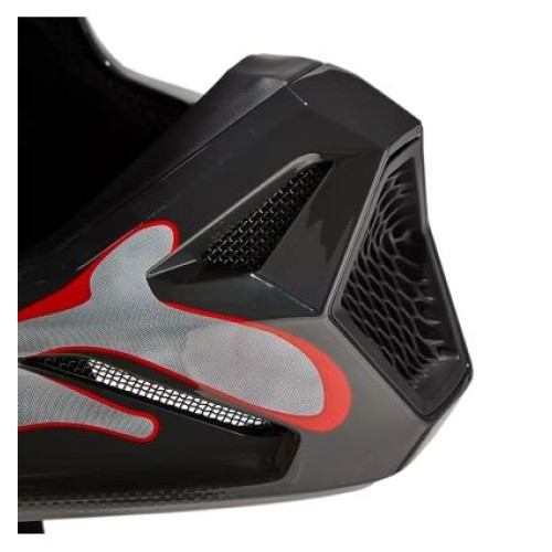 FOX YTH V1 ATLAS HELMET [GRY/RD]
