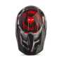 FOX YTH V1 ATLAS HELMET [GRY/RD]