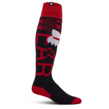 FOX 180 RACE SPEC SOCK [FLO RED]