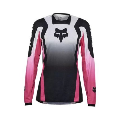 FOX WMNS 180 LEAN JERSEY [BLK/PNK]