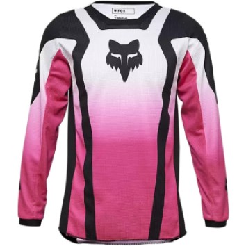 FOX YTH GIRLS 180 LEAN JERSEY [BLK/PNK]