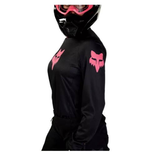 FOX WMNS BLACKOUT JERSEY [BLK/BLK]