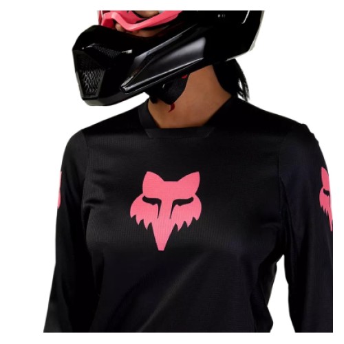 FOX WMNS BLACKOUT JERSEY [BLK/BLK]