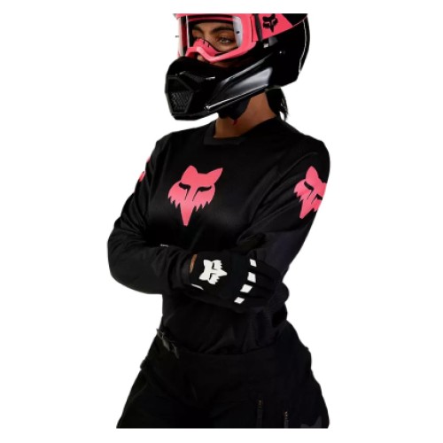 FOX WMNS BLACKOUT JERSEY [BLK/BLK]
