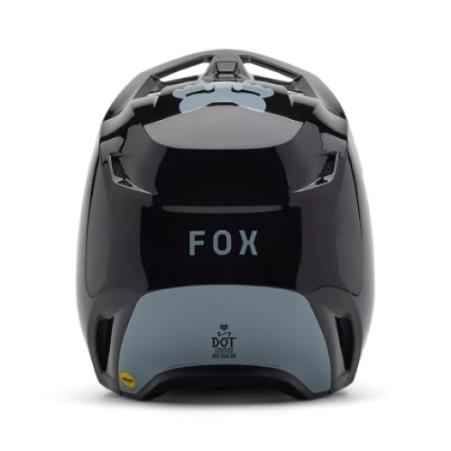 FOX YTH V1 TAUNT HELMET [BLK]